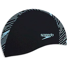Шапка для плавания Speedo BOOM ULTRA PACE CAP черный, синий OSFM