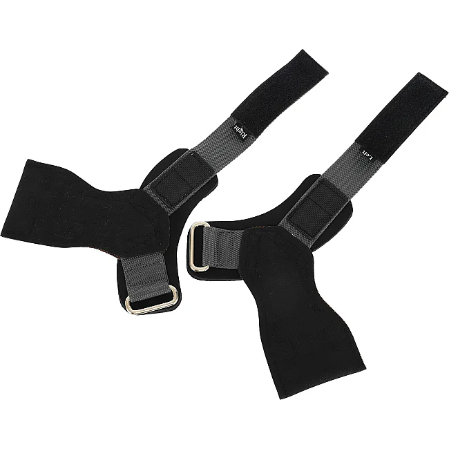 Накладки для подтягивания и тяги GRIPPS CRESCENT EZOUS D-05 2шт (Черный)