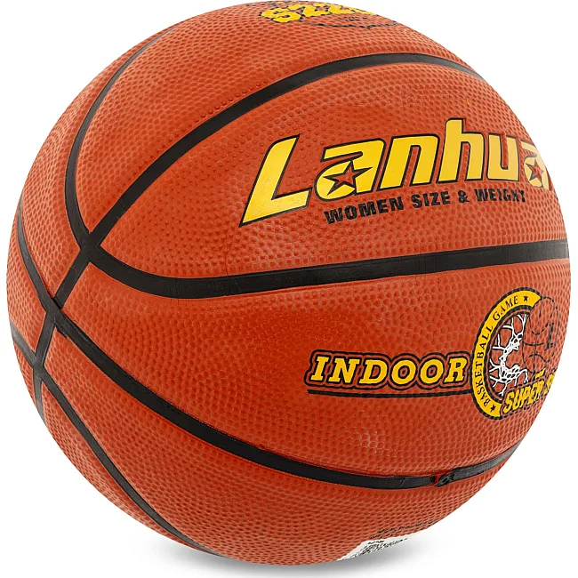 Баскетбольный мяч
 резиновый LANHUA Super soft Indoor S2204
 6