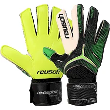 Вратарские перчатки с защитой пальцев REUSCH FB-869 (Зеленый-черный)