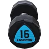 Гантели профессиональные
 с полиуретановым покрытием LiveUp LP8003-16 2шт по 16кг