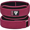 Пояс для тяжелой атлетики RDX RX5 Double Belt неопреновый Pink
