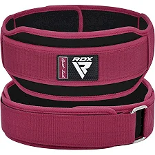 Пояс для тяжелой атлетики RDX RX5 Double Belt неопреновый Pink