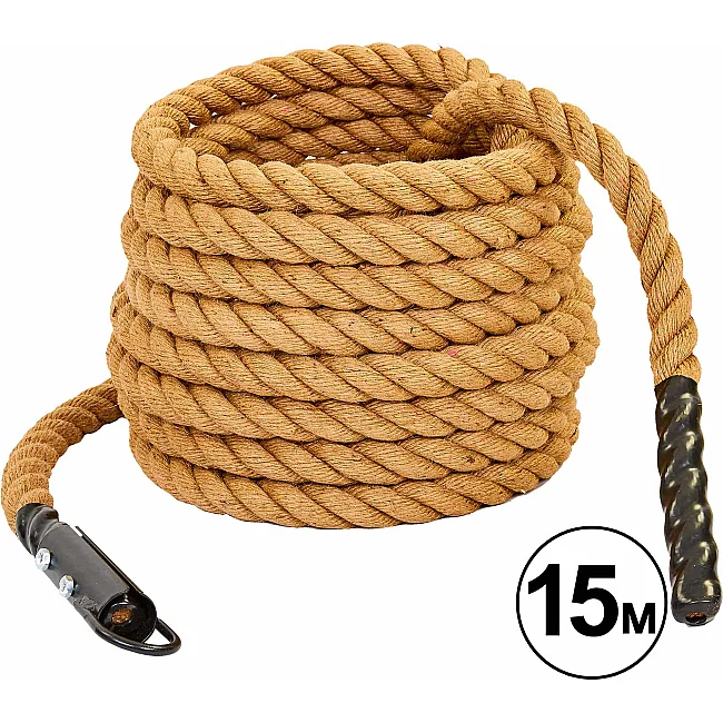 Канат для лазанья из сизаля с креплением SP-SPORT
 FI-6989-15 15м