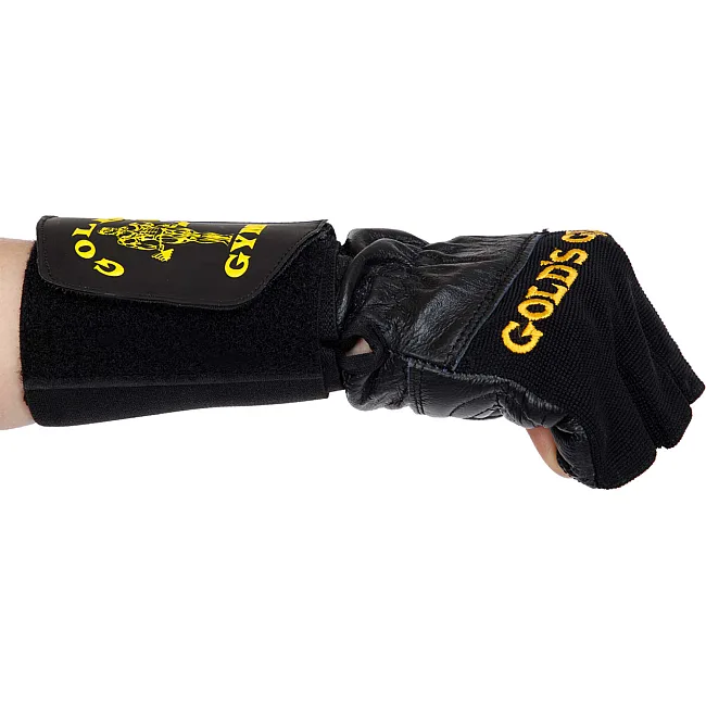 Перчатки для фитнеса и тяжелой атлетики кожаные GOLDS GYM BC-3603