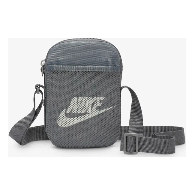 Сумка кросс-боди Nike NK HERITAGE CROSSBODY 1L серый 18x13x3 см