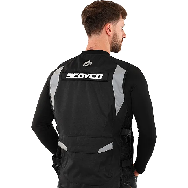 Мотожилет защитный текстильный SCOYCO JK116