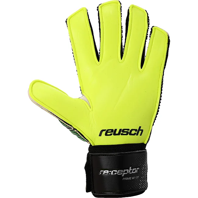 Вратарские перчатки с защитой пальцев REUSCH FB-869 (Зеленый-красный)