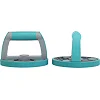 Колесо для пресса 3 в 1 универсальный компактный фитнес-набор Multipurp
e compact fitness set Yogaplus FI-9377 (Серый-розовый)
