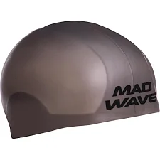 Шапочка для бассейна силиконовая стартовая MADWAVE R-CAP FINA Approved M053115 (Серый)