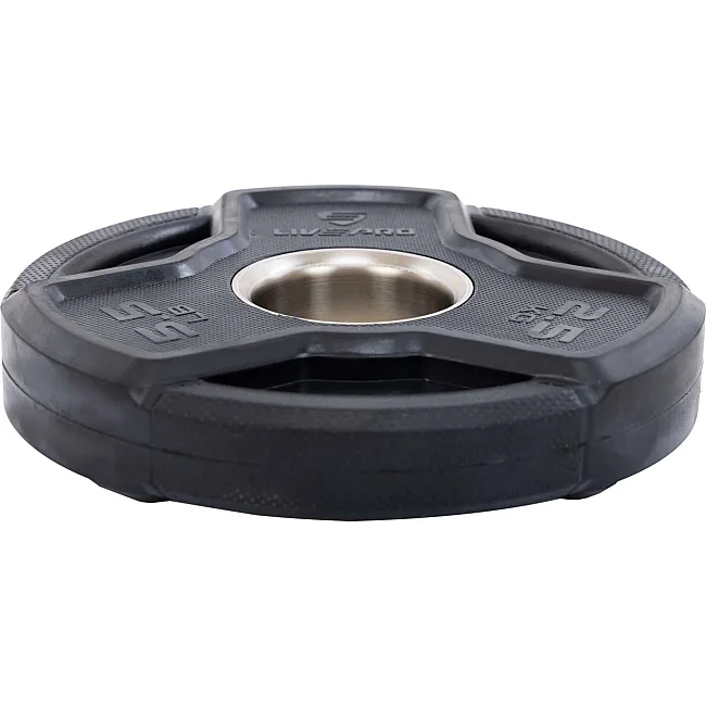 Блин для штанги обрезиненный
 LiveUp LP8330-2_5 ø50мм 2,5кг