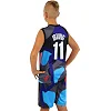 Детская баскетбольная форма
 NBA клуб Nets 11 BA-3764 (Серый-черный-голубой)