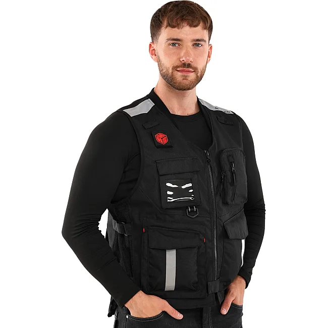 Мотожилет защитный текстильный SCOYCO JK116