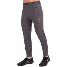 Спортивные штаны мужские на манжете UNDER ARMOUR CO-8817 (Темно-серый)