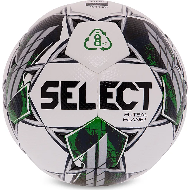 Футзальный мяч
 SELECT FUTSAL PLANET V22 Z-PLANET-WG №4 (Белый-зеленый)