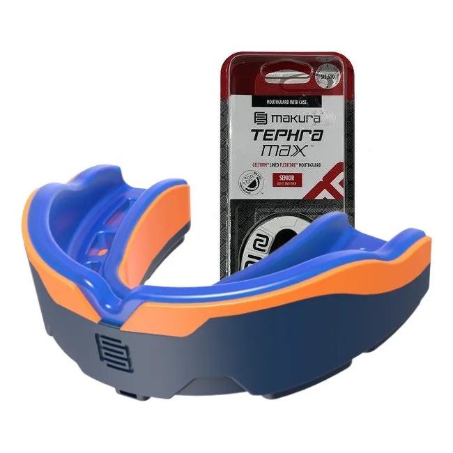 Капа для боксу MAKURA Tephra доросла (вік 11+) Blue/Orange/Blue (art.6017514126)