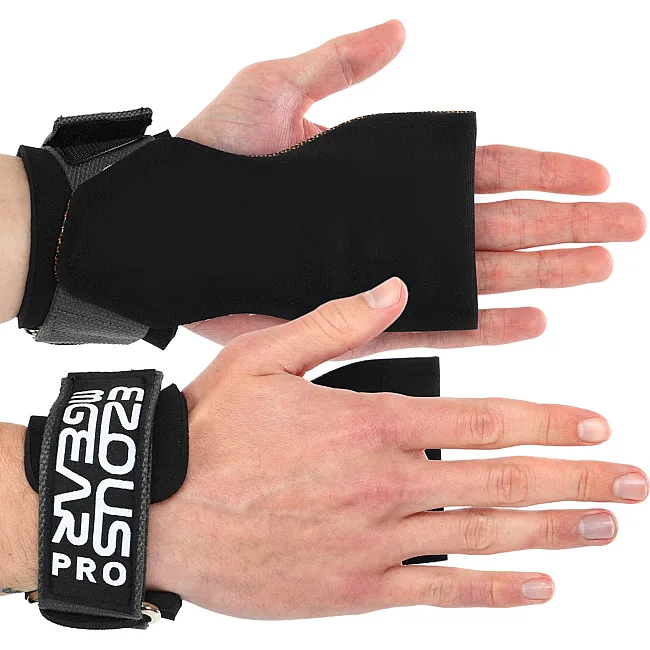Накладки для подтягивания и тяги GRIPPS CRESCENT EZOUS D-05 2шт (Черный)
