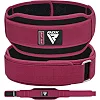 Пояс для тяжелой атлетики RDX RX5 Double Belt неопреновый Pink