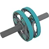 Колесо для пресса 3 в 1 универсальный компактный фитнес-набор Multipurp
e compact fitness set Yogaplus FI-9377 (Серый-розовый)