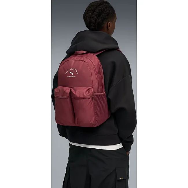 Рюкзак дитячий Puma PHASE CLASS Backpack 20L бордовий 44,5 x 30 x 14 см