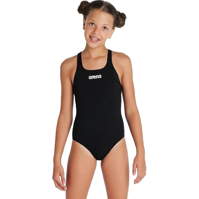 Купальник Arena TEAM SWIMSUIT SWIM PRO SOLID черный, белый Дет