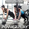 М'яч для пилатеса, йоги и реабилитации PowerPlay PP_4415 Body Shape Ball 22 см Серый