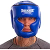 Тренировочный шлем для бокса кожа
 BOXER

 Элит 2033-1 (Красный)