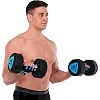 Гантели профессиональные
 с полиуретановым покрытием LiveUp LP8003-16 2шт по 16кг