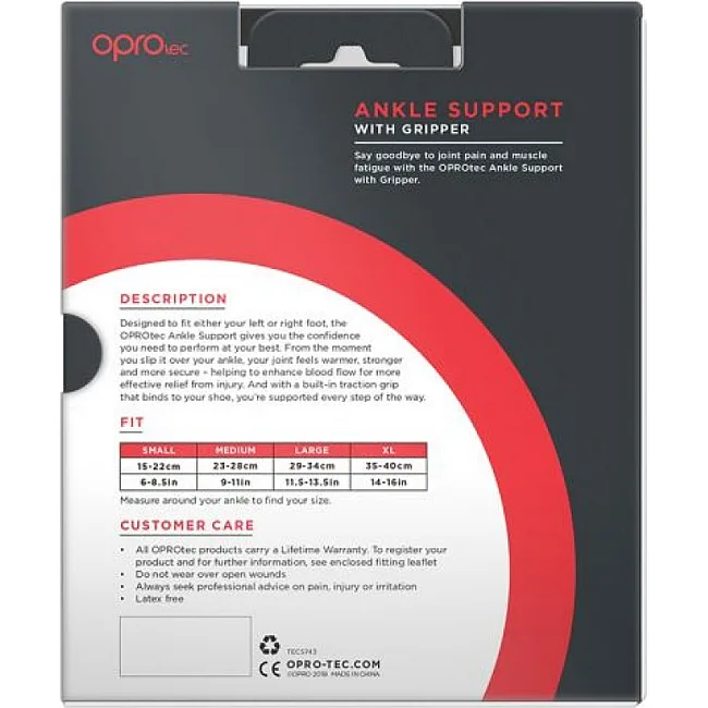 Бандаж голеностопа эластичный OPRO TEC5743