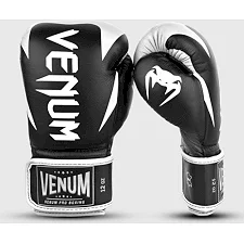 Рукавиці для боксу VENUM Hammer Pro Velcro Nappa Leather Black White