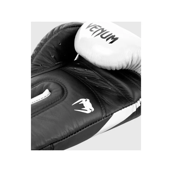 Рукавиці для боксу VENUM Hammer Pro Velcro Nappa Leather Black White