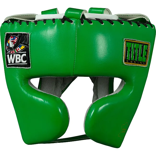 Боксерский шлем TITLE WBC Sparring Green