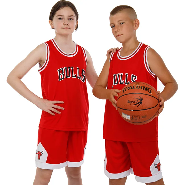 Дитяча баскетбольна форма NB-SPORT NBA BULLS BA-9968
