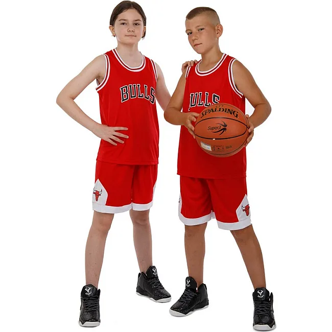 Дитяча баскетбольна форма NB-SPORT NBA BULLS BA-9968