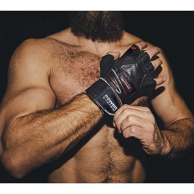 Фітнес рукавиці POWER SYSTEM PS-2810 Ultimate Motivation Black/Redine