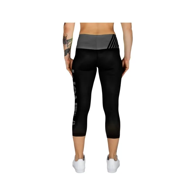 Женские капри Venum Power Leggings Crops Black Grey