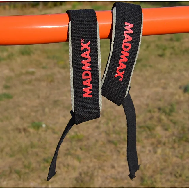 Ламки для тяги MADMAX MFA-267 PWR Straps Black/Grey/Red