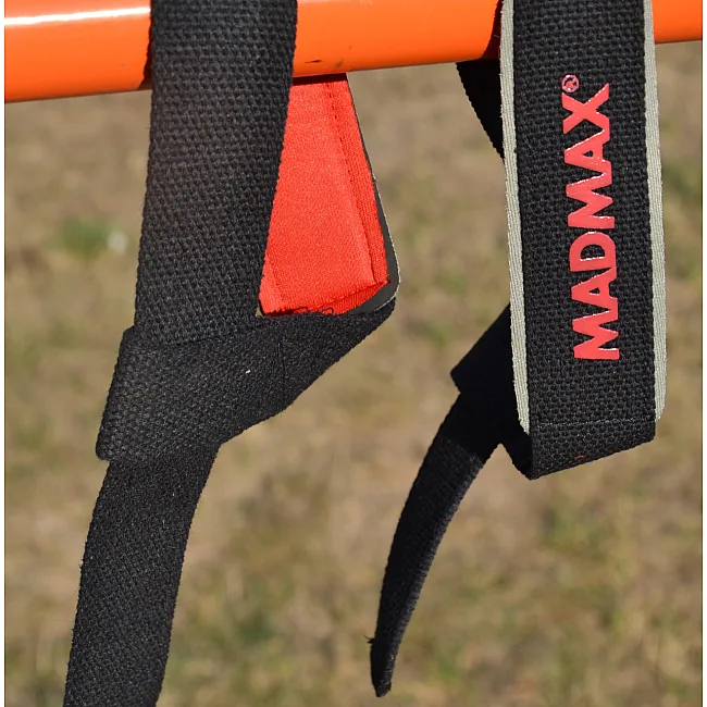 Ламки для тяги MADMAX MFA-267 PWR Straps Black/Grey/Red