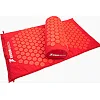Массажный акупунктурный коврик 4YOURHEALTH Elite Line 1856 с подушкой красный 70x40см