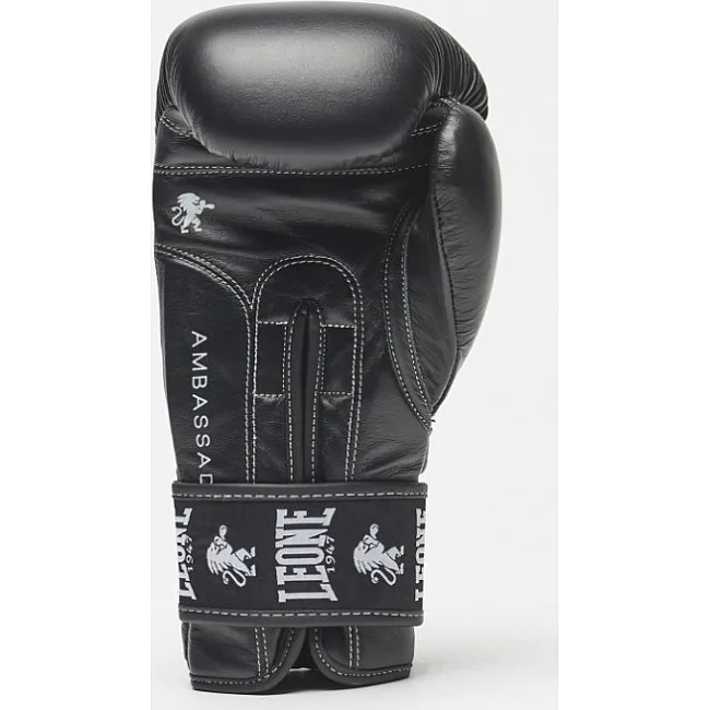 Рукавиці для боксу LEONE Ambassador Black