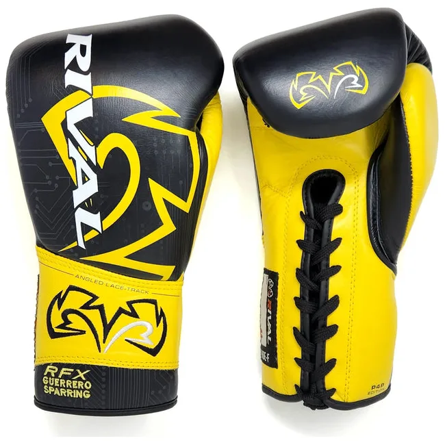 Перчатки для бокса RIVAL RFX Guerrero P4P Edition Black Yellow