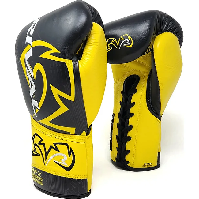 Перчатки для бокса RIVAL RFX Guerrero P4P Edition Black Yellow