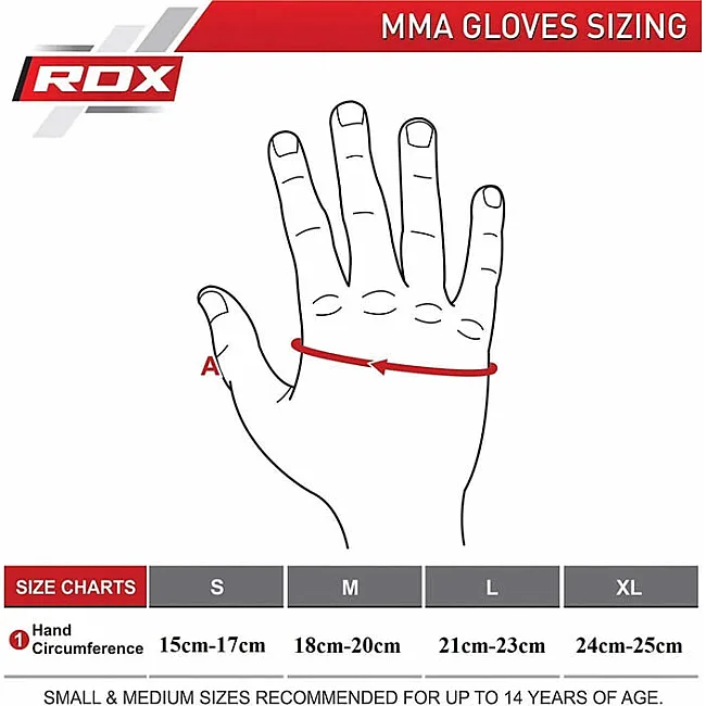 Перчатки для MMA RDX T6 Yellow