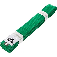 Пояс для кимоно Adidas Club (зеленый, ADIB220)