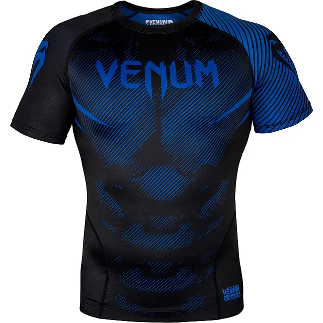 Рашгард VENUM NoGi 2.0 Short Black Blue