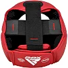 Шлем для бокса RDX с лицензией IBA Approved for Amateur Competition Red