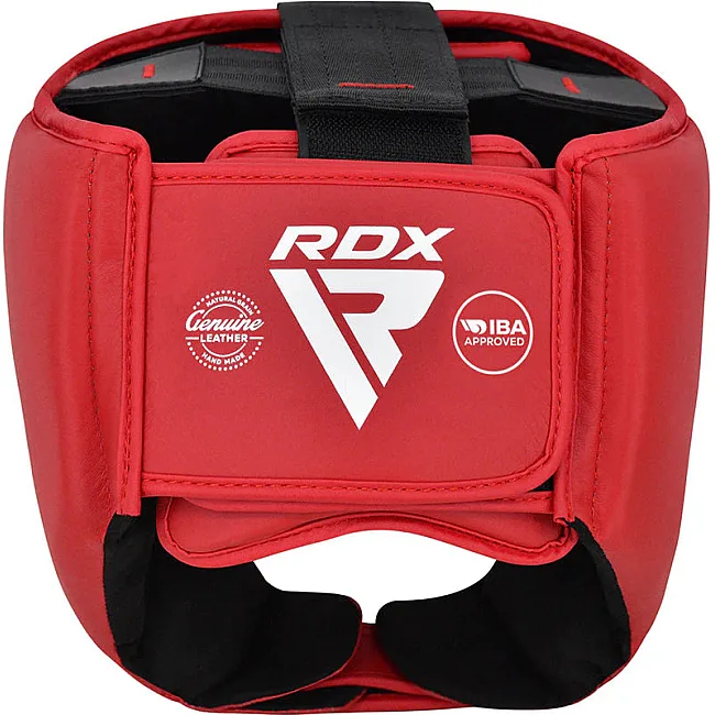 Шлем для бокса RDX с лицензией IBA Approved for Amateur Competition Red
