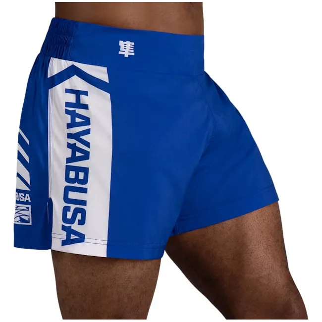Шорти для кікбоксингу HAYABUSA Icon Kickboxing Blue White