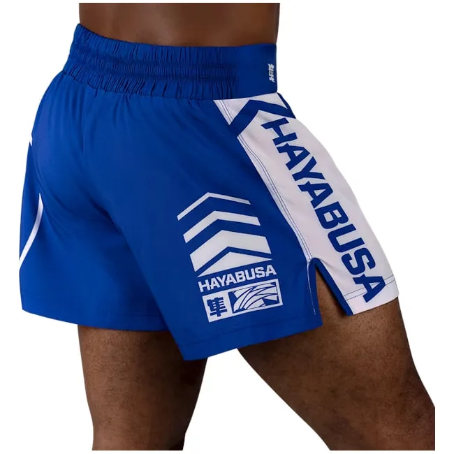 Шорти для кікбоксингу HAYABUSA Icon Kickboxing Blue White
