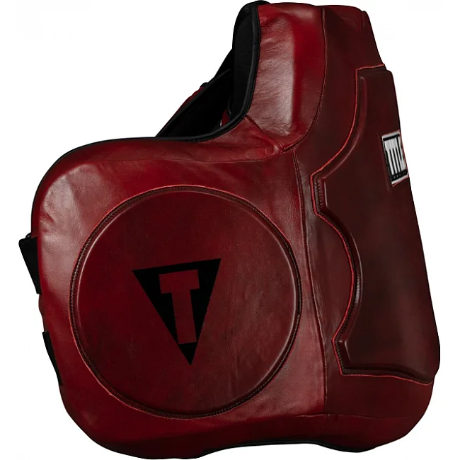 Защитный жилет TITLE Boxing Blood Red Leather